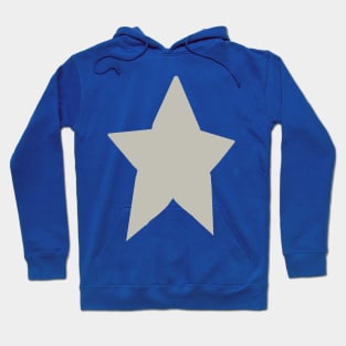 Lead Crystal Grey Star on Teal Hoodie